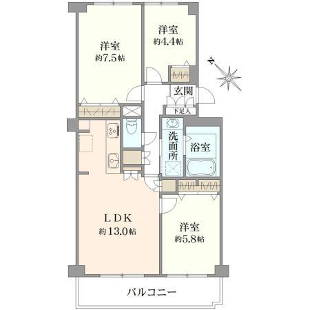 パシフィック我孫子グリーンタウン 17号棟