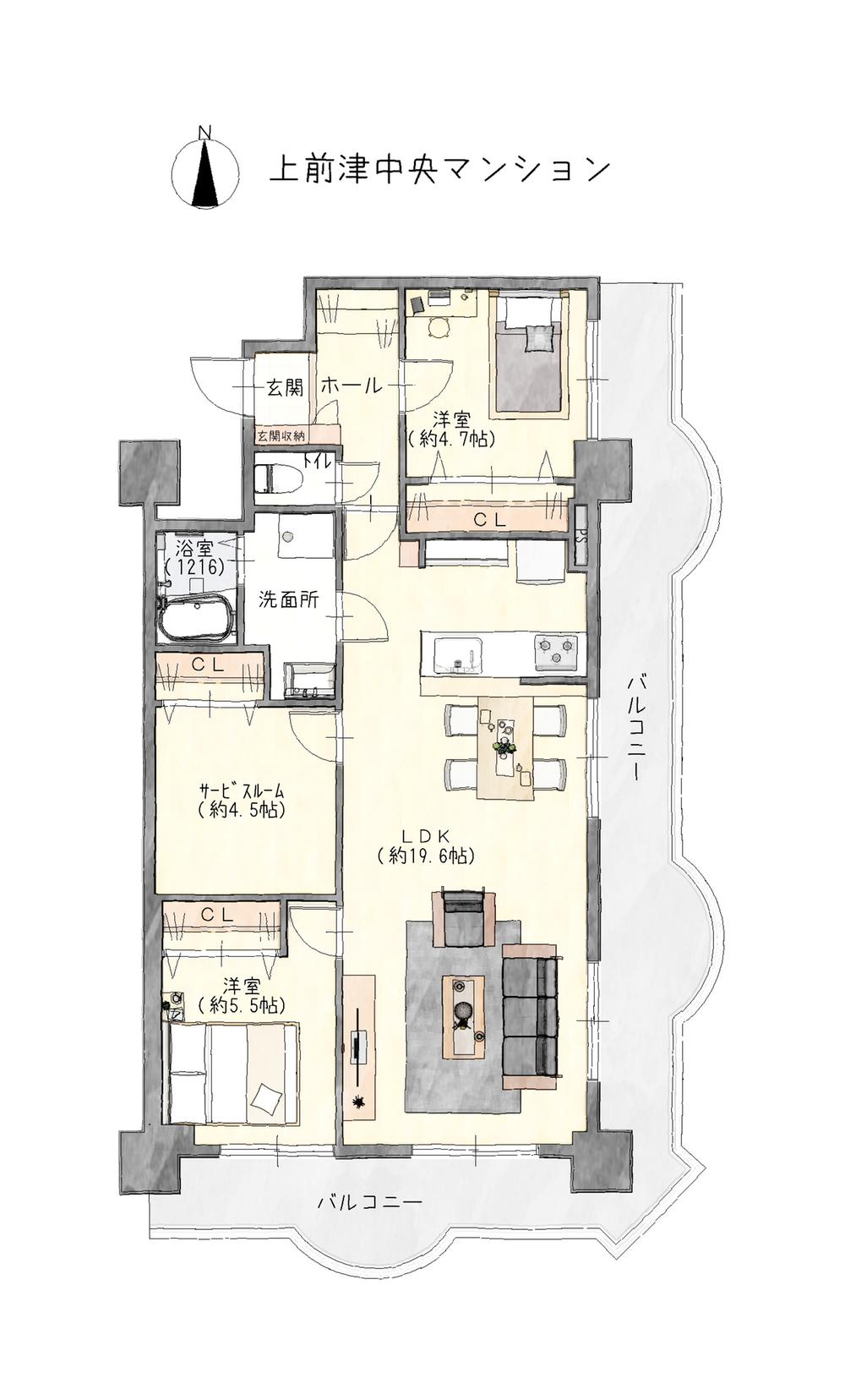 上前津中央マンション【南向き角部屋×2駅3沿線】