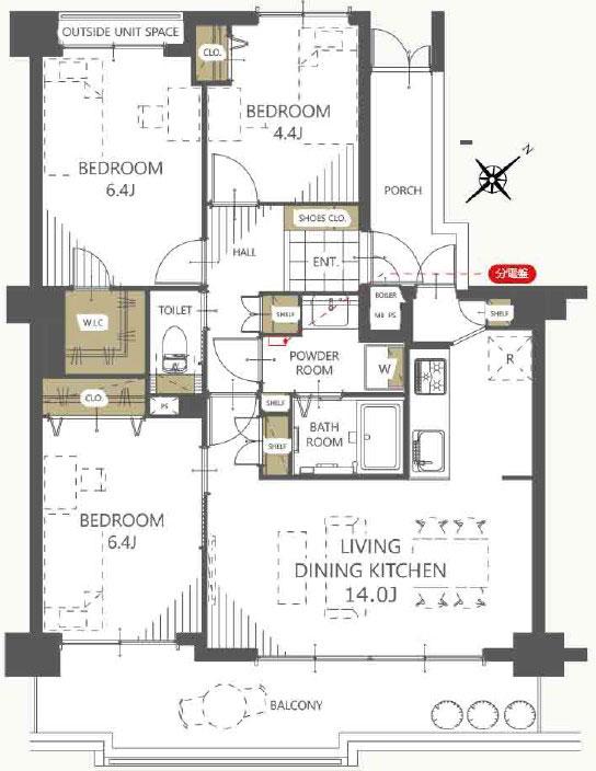 シャンティーあやめ池