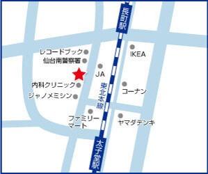 JR東北本線「長町」駅より徒歩6分！仙台市営バス「南警察署前」停より徒歩1分！