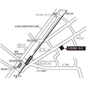 小田急線「相武台前」駅/南口の階段を下り、そのまま通りをまっすぐ歩いて徒歩４分右手にございます。車でお越しのお客様も敷地内に駐車場完備しております。　　