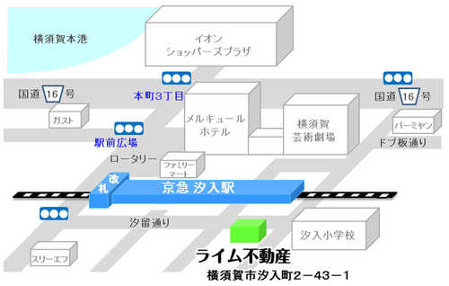 ◇店舗地図◇　　　　　　　京浜急行「汐入駅」徒歩2分　　　　　　P　↓　P　↓　P　　　　　　　　　　◆店舗前Pあり◆　　　　　　　　　　店舗の前に３台分の　　駐車場があります。