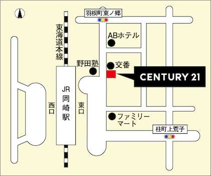 JR岡崎駅より徒歩1分！交番の隣です♪