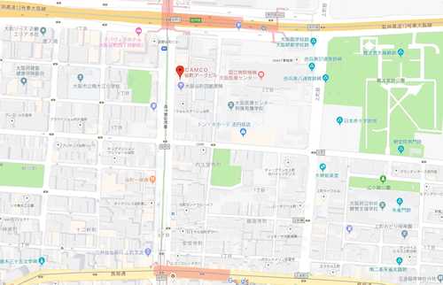 大阪メトロ「谷町四丁目」駅、７番出口より谷町筋を南下徒歩約１分、ローソンと郵便局との間にあるビルです。