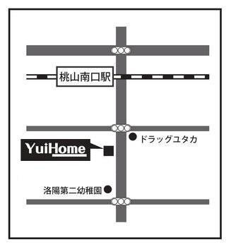 京阪宇治線「桃山南口駅」から南へ 徒歩5分です。