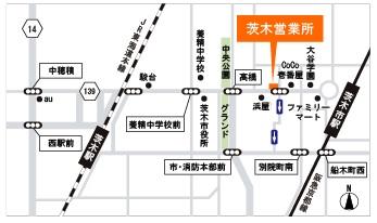 阪急茨木市駅徒歩4分、JR茨木駅徒歩12分の立地。提携駐車場がございます。駐車券をお渡ししますので、お車でのご来店もお待ちしております。