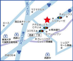 東バイパスを北上し、保田窪交差点から熊本空港線に右折、熊本銀行託麻支店さんを過ぎてすぐ左手に見えます！HOUSEDOの看板・のぼりが目印です。