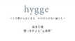 hygge/渡辺工務店のカタログ（hygge　ブランド案内)