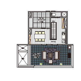 桧家住宅　新浦和展示場の間取り図(3階)
