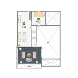桧家住宅　さいたま新都心展示場の間取り図(3階)