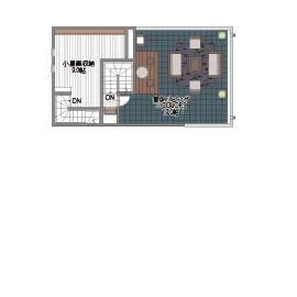 桧家住宅　甲府展示場の間取り図(屋上)