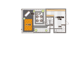 桧家住宅　山形Ａ展示場の間取り図(屋上)