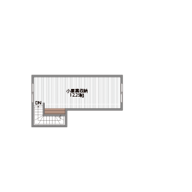 桧家住宅　長岡展示場の間取り図(小屋裏)