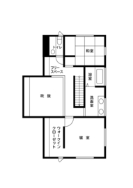 【地球品質～地球が生み出したものだけ：アイジースタイルハウス】浜松コンセプトハウスの間取り図(2階平面図)