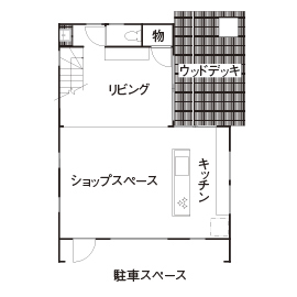 じょぶのモデルハウス　北摂studio【要予約】の間取り図(1階)