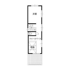 【三階建ての超狭小モデルハウス】大阪市住吉区/SE構法・耐震構法※ビルトインガレージの駐車場ありの間取り図(３階)