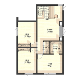 【DAhome｜砂川市吉野モデルハウス】の間取り図(2階)