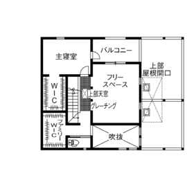 町田展示場（体感型モデルハウス）の間取り図(2階)