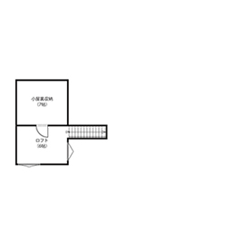 岩国モデルハウスの間取り図(小屋裏)