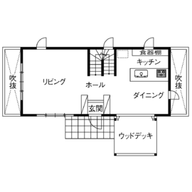 【モデルハウス　はないえ】プレミアムな住まいの地下に設けた、暮らしを楽しくする自由空間を体感しよう！の間取り図(1階)