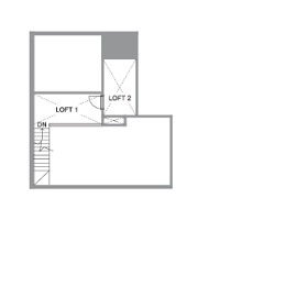 スウェーデンハウス　三鷹モデルハウスの間取り図(3階)