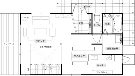 サイエンスホーム姫路展示場の間取り図(1階)