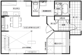 サイエンスホーム　鴻巣展示場の間取り図(1階)
