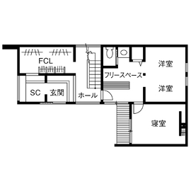 燕庭の家｜「空にもうひとつの庭」を持ち上げた、自然と人をやさしく結ぶ住まいの間取り図(1階)