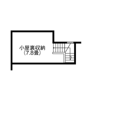 アルプスピアホーム「Crea-クレア-」【長野住宅公園】@国道117号(県庁通り)沿い・丹波島橋北詰信号そば　の間取り図(小屋裏)