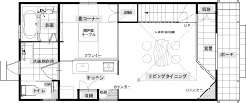サイエンスホーム　名古屋天白展示場の間取り図(1階)