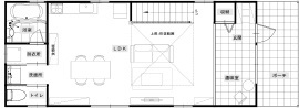 サイエンスホーム　鶴丸城展示場の間取り図(1階)