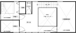 サイエンスホーム　鶴丸城展示場の間取り図(2階)
