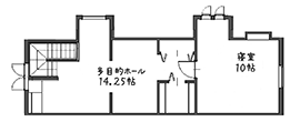セルコホーム金沢 中央展示場の間取り図(3階)