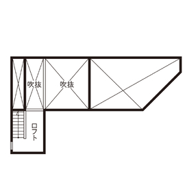 【大津市真野1丁目｜コンセプトハウス】四季折々の風景画のような借景を楽しむ、ゆとりある住まいの間取り図(小屋裏)