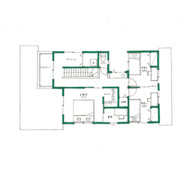 【土地探し可/つきみ野駅徒歩19分/37坪】素足で自然の心地よさを体感！なごみの時間を味わう空間の間取り図(2階)