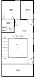 サイエンスホーム広島展示場の間取り図(2階)