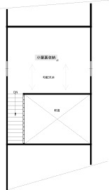 サイエンスホーム広島展示場の間取り図(小屋裏収納)