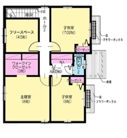 セルコホーム庄内_庄内モデルハウスの間取り図(2階)