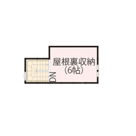 パパまるハウス／新潟西PaPamaru展示場／平屋／はぴママ／全館空調「Z空調」／高気密高断熱／最長60年保証の間取り図(屋根裏)