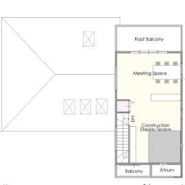 相模原・古淵ハウジングステージモデルハウスの間取り図(3階)