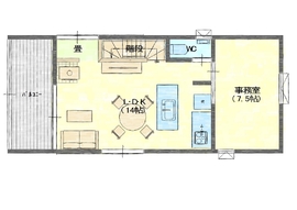 建築家・伊礼智氏のセンスが光る水戸モデルハウスの間取り図(2階)