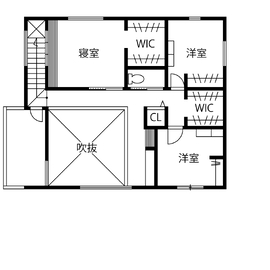 モデルハウス グランドオープン【niko and ... EDIT HOUSE】遊び心あふれる、家族と育つ家の間取り図(2階)