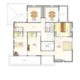 【津市】ユニバーサルホーム津店の間取り図(2階)