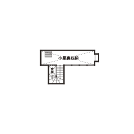 和奏建設／太田東展示場　TBSハウジング太田会場内の間取り図(小屋裏)