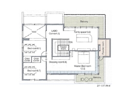 【大和ハウス】マリナ通りGranWood展示場～家づくりのダンドリお伝えします。お気軽に！～の間取り図(2階)