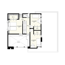 【新潟県長岡市】オーガニックハウス／イデアデザインハウス モデルハウスの間取り図(２階)