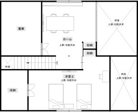 サイエンスホーム　新居浜展示場の間取り図(2階)