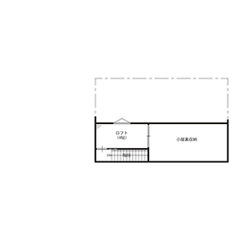 東広島モデルハウスの間取り図(小屋裏)