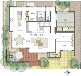 【積水ハウス　シャーウッド神宮東展示場】＼キッズルーム・駐車場有／土地探し・資金相談お気軽にどうぞの間取り図(1階)