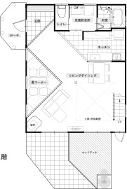 サイエンスホーム　浜松南展示場の間取り図(1階)